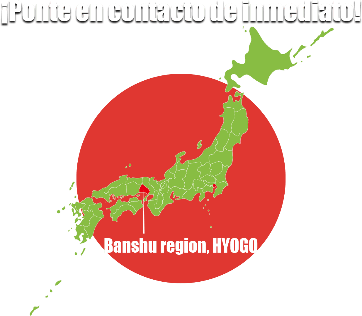 ¡Contáctanos ahora mismo! Región de Banshu, HYOGO